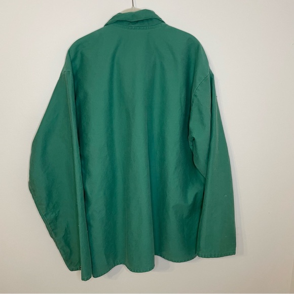 Vintage Work Jacket F&M MAFCO Men’s XL Green Welder Coat - Picture 5 of 17
